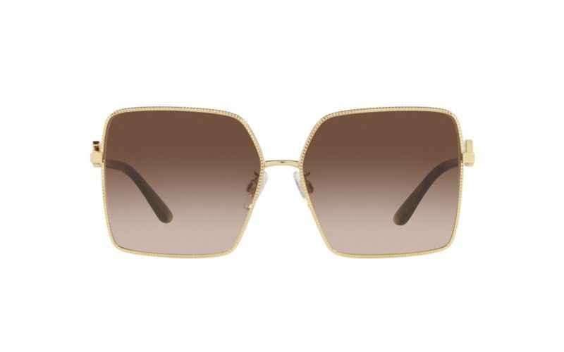 Dolce & Gabbana Gold Square Sunglasses-DG 2279 0213 60