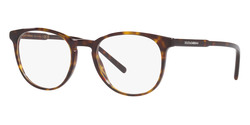 Dolce & Gabbana Phantos Men's DG3366 502 52 Blue Light Filtering Eyeglasses