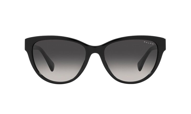 Ralph Shiny Black Oval Sunglasses-RA5299U 50018G 56