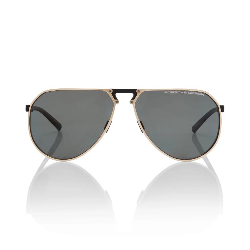 Porsche Design Pilot Gold Sunglasses-P8938 C 64