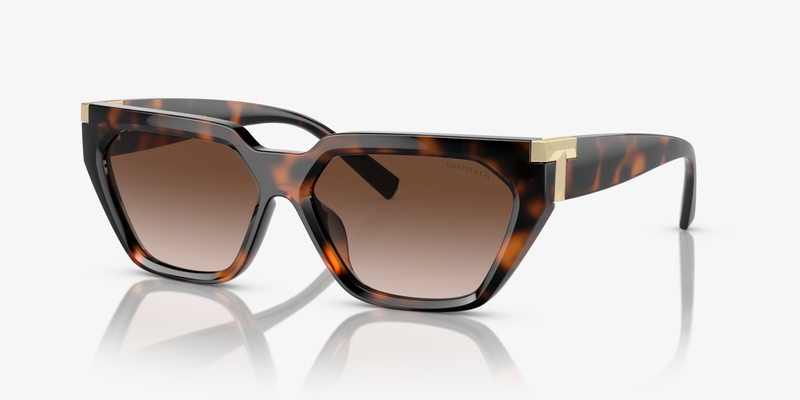 

Tiffany Irregular Havana Sunglasses-TF4205U 800153B 56
