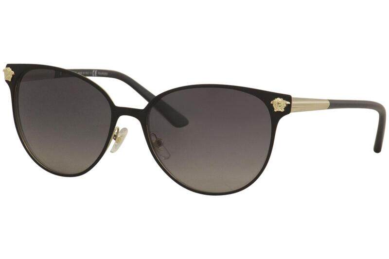 

Versace Phantos Black/Pale Gold Sunglasses-MOD 2168 1377/T3 57