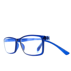 Desire Anti-Blue Light Reading Glasses - Shiny Blue ADD +2.00