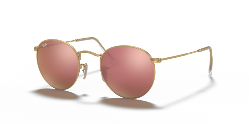 

Ray-Ban Round Flash Lenses Sunglasses-RB3447 112/Z2 50