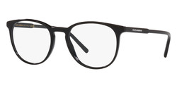 Dolce & Gabbana Wayfarer Men's DG3366 501 52 Blue Light Filtering Eyeglasses