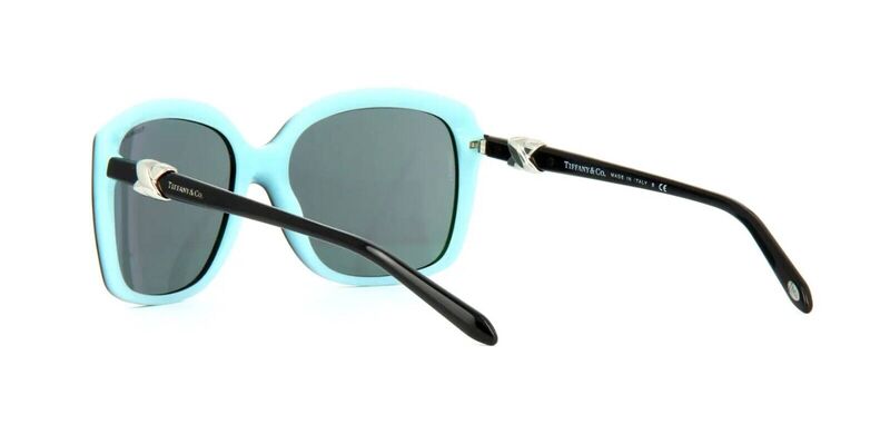 Tiffany Black/Blue Butterfly Sunglasses TF4076 80553F 58