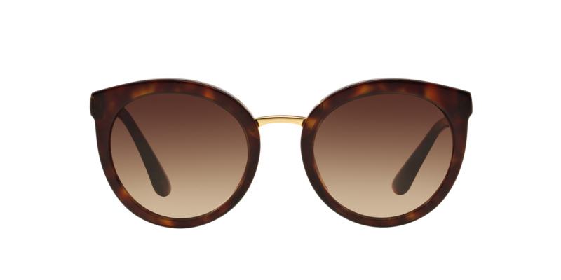 Dolce &Gabbana Round Havana Sunglasses DG4268 50213 52