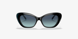 Tiffany Black Cat eye Sunglasses TF4158 8001/9S 54
