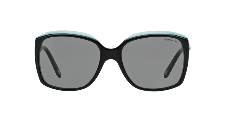 Tiffany Black/Blue Butterfly Sunglasses TF4076 80553F 58