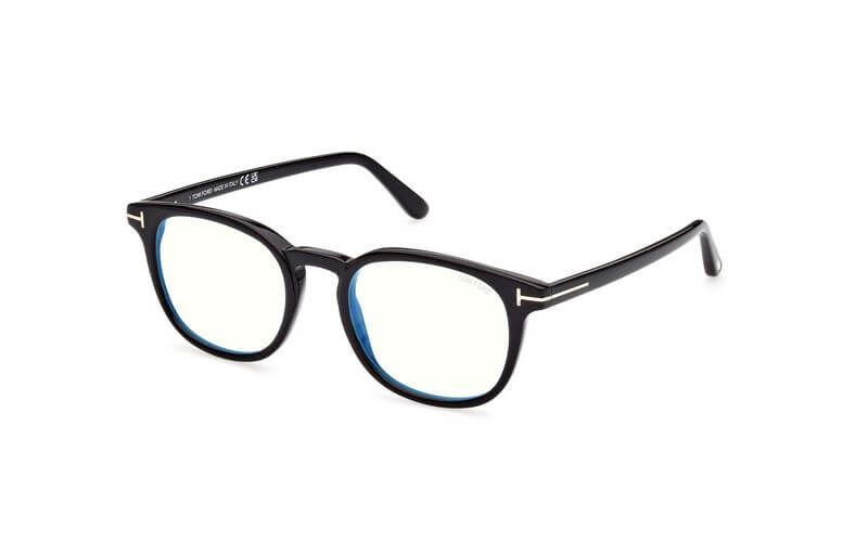 Tomford Round Frame-TF5819-B ECO 001 52 Blue Light Filtering Eyeglasses