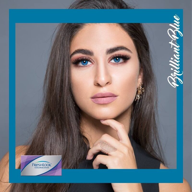 Freshlook Colorblends Brilliant Blue Monthly 2 Contact Lenses