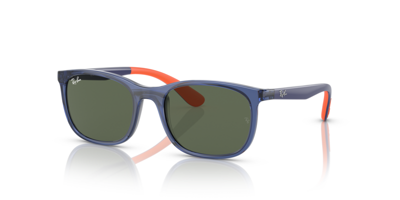 Ray-Ban Junior Blue On Orange Sunglasses-RJ 9076S 7124/71 49