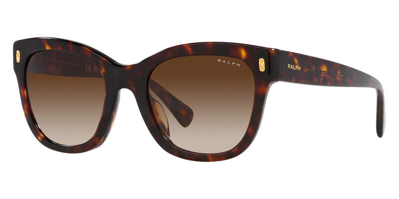 

Ralph Shiny Dark Havana Oval Sunglasses-RA5301U 500313 52