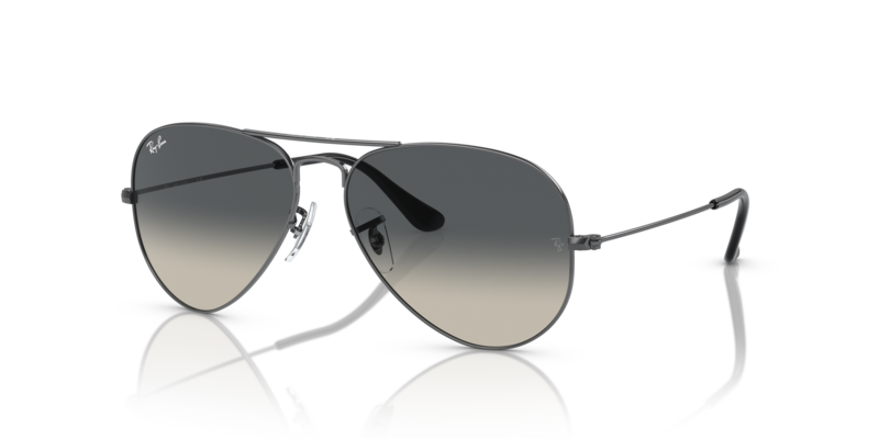 Ray-Ban Aviator Gunmetal Sunglasses-RB3025 004/71 58