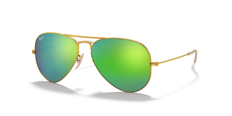 

Ray-Ban Aviator Flash Lenses Sunglasses-RB3025 AVIATOR LARGE METAL 112/19 58-14 135 3N