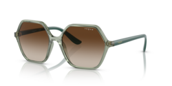 Vogue Transparent Light Green Sunglasses-VO5361S 302213 55