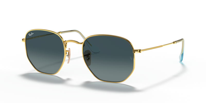 

Ray-Ban Hexagonal Flat Lenses Sunglasses- RB3548N 9123/3M 54