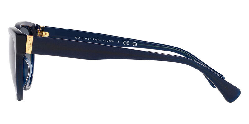 Ralph Shiny Opal Blue Oval Sunglasses-RA5299U 60598F 56