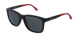 EMPORIO ARMANI MATTE BLACK SUNGLASSES-EA4184 500187 49