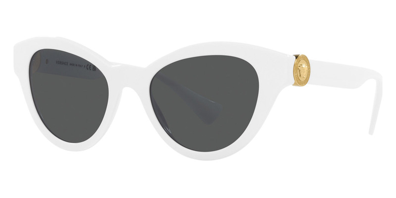 Versace Butterfly White Sunglasses-MOD 4435 314/87 52