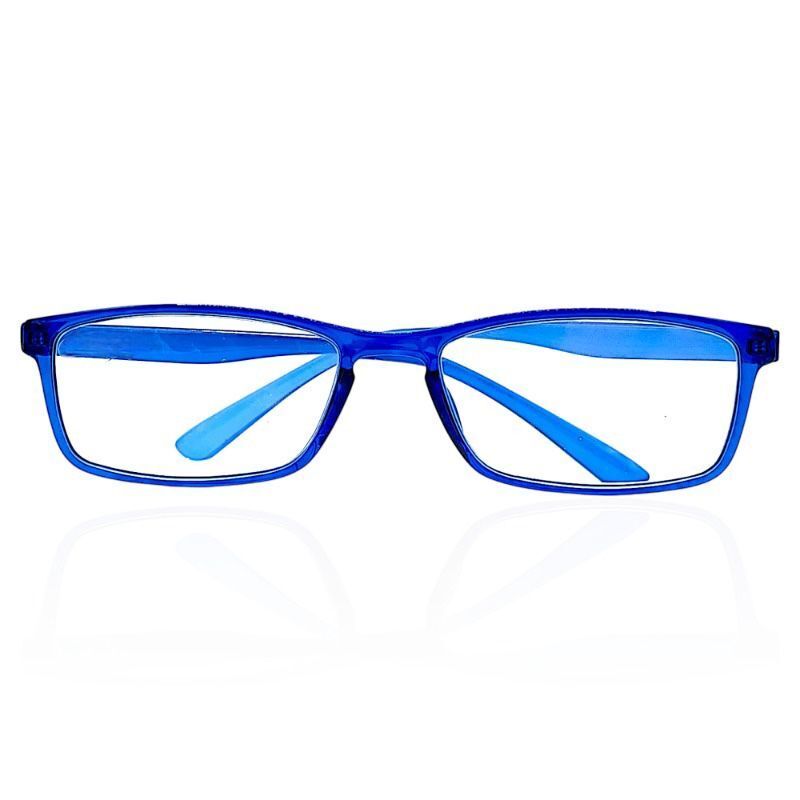 Desire Anti-Blue Light Reading Glasses - Shiny Blue ADD +1.75