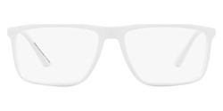 Emporio Armani White Men's EA3221 5344 54 Blue Light Filtering Eyeglasses