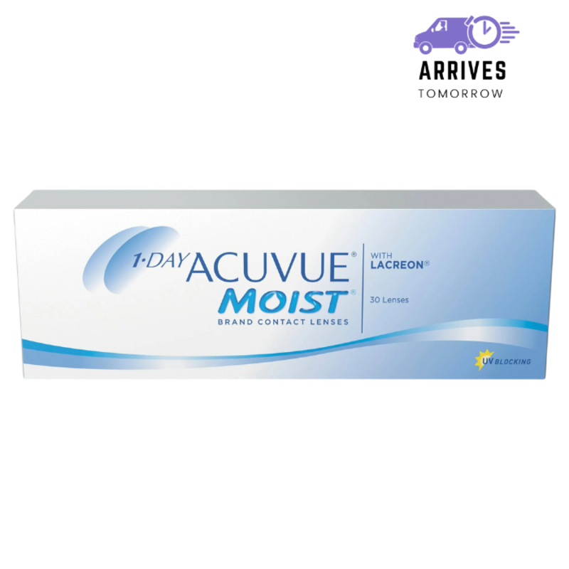 1 Day Acuvue Moist 30 lenses -3.25