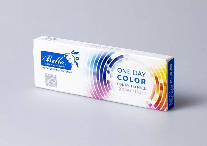 Bella One Day Platinum Gray Daily Disposable Contact Lenses-Pack of 10
