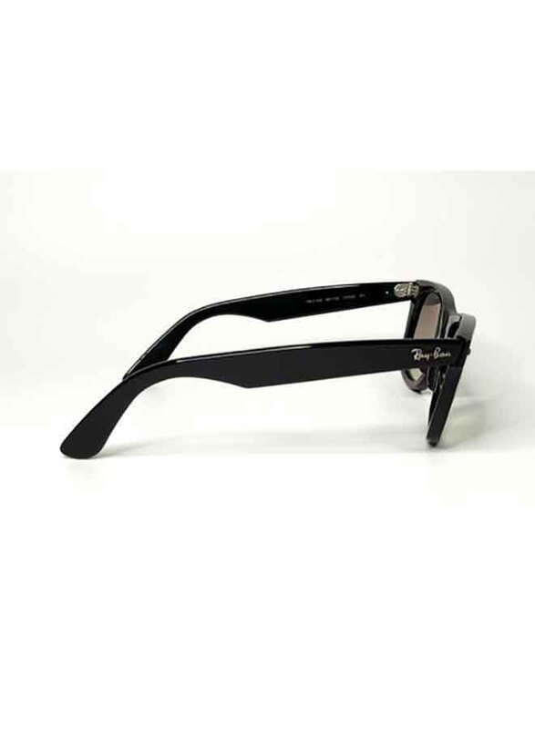 Ray-Ban Full-Rim Wayfarer Black Sunglasses Unisex, Grey Lens, RB2140 901/32, 50/22/150