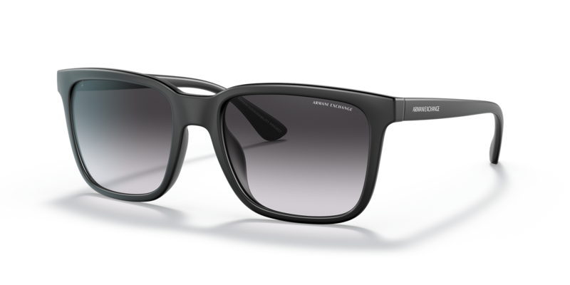 

Armani Exchange Matte Black Sunglasses-AX4112SU 80788G 55
