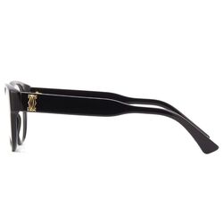 Cartier Black Full Rim Eyewear-CT0315O 001 53 Blue Light Filtering Eyeglasses