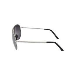 Porcshe Design Silver Black Pilot Sunglasses P8508 R 62