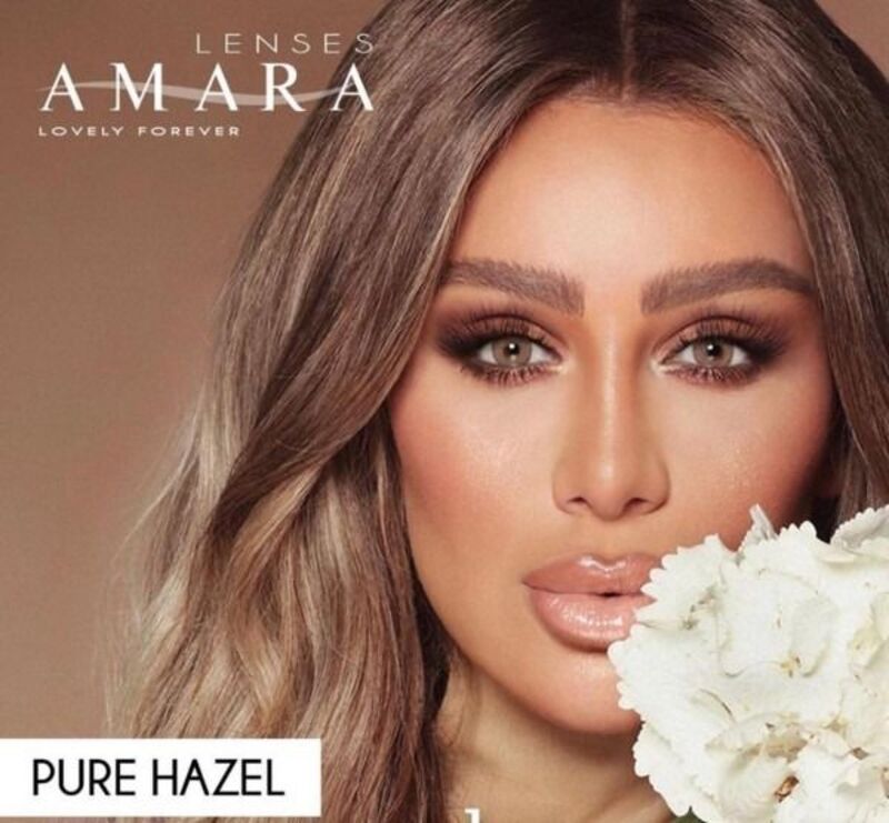 Amara Pure Hazel Monthly Disposable Contact Lenses