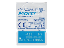 1 Day Acuvue Moist 30 lenses -3.25