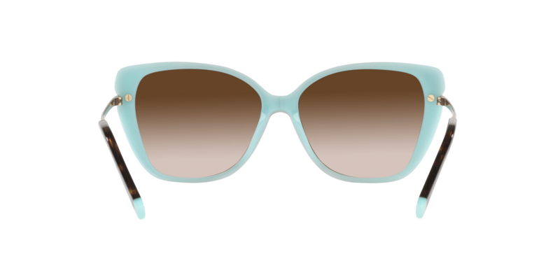 Tiffany Cat eye Havana On Tiffany Blue Sunglasses TF 4190 81343B 57