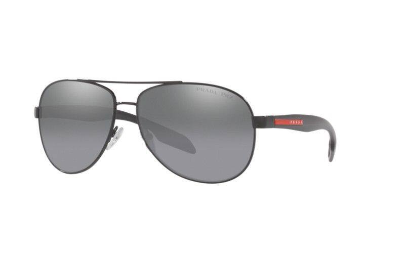 

PRADA LINEA ROSSA PRADA Aviator Black Sunglasses-0PS 53PS 1AB2F2 62