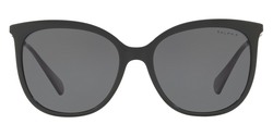 Ralph Shiny Black Butterfly Sunglasses-RA5248 500181 56