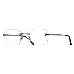Cartier Silver Rimless Eyewear-CT0148O 002 56 Blue Light Filtering Eyeglasses