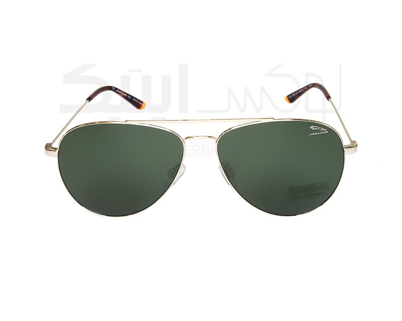 Jaguar Pilot Gold Sunglass 37590 8100 58