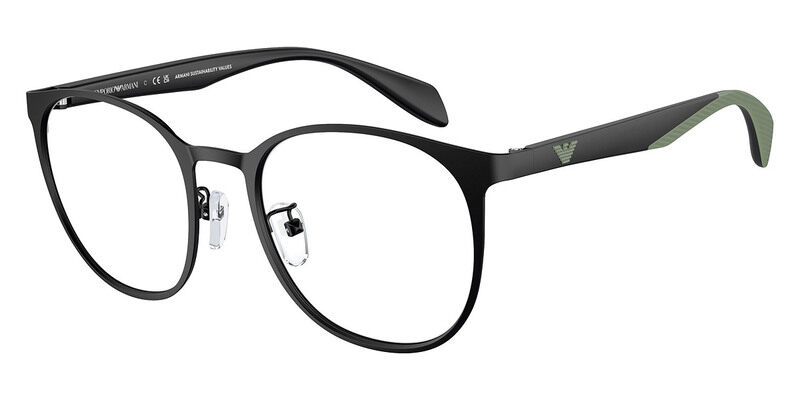 Emporio Armani Black Men's Frames-EA1148 3001 50