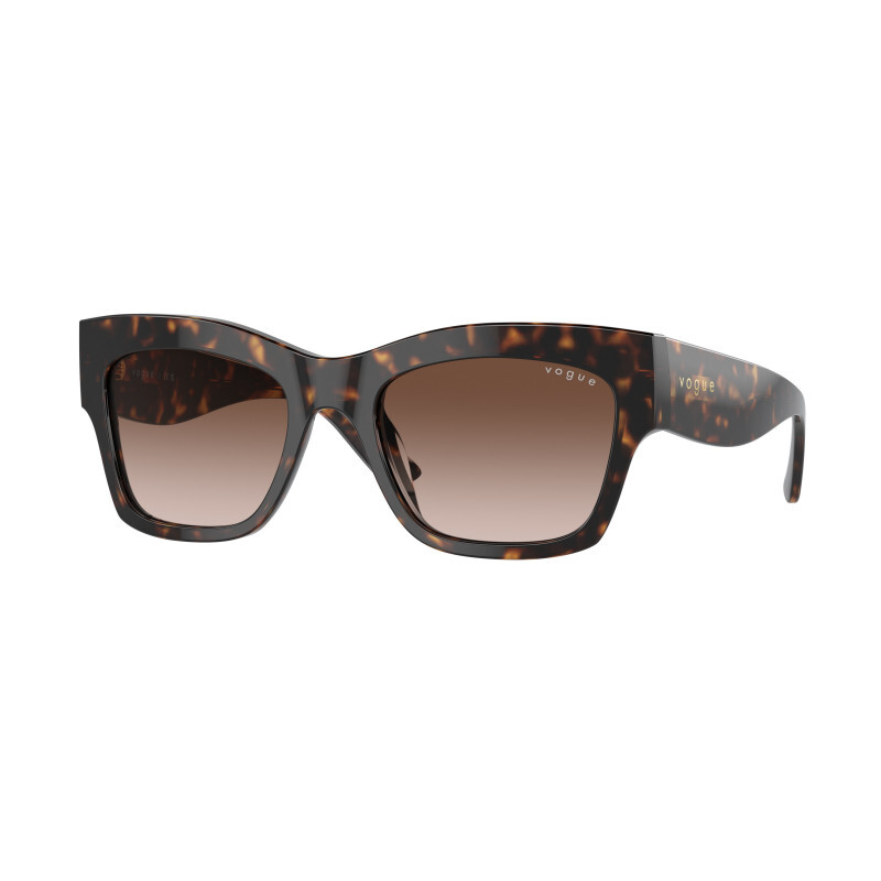 Vogue Dark Havana Sunglasses-VO5524SF W65613 54
