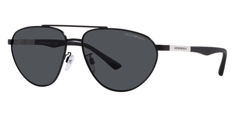 

Emporio Armani Matte Black Sunglasses-EA2125 300187 60