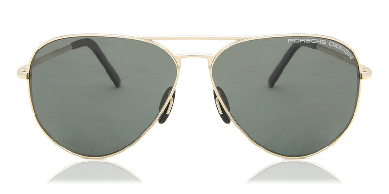 Porcshe Design Gold Pilot Sunglasses P8508 A 60