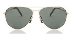 Porcshe Design Gold Pilot Sunglasses P8508 A 60