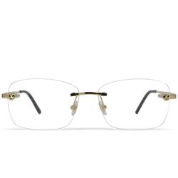 Cartier Gold Rimless Eyewear-CT0148O 001 56