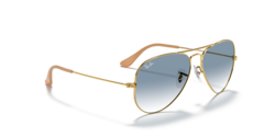 Ray-Ban Gradient Aviator Sunglasses- RB3025 AVIATOR LARGE METAL 001/3F 58-14 135 2N