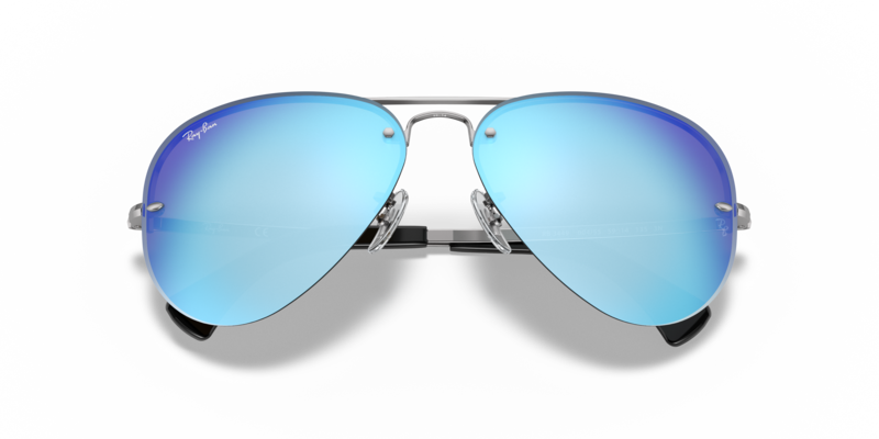 

Ray-Ban Aviator Sunglasses-RB3449 004/55 59-14 135 3N