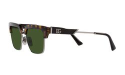 Dolce & Gabbana Havana Square Sunglasses-DG6185 502/71 55
