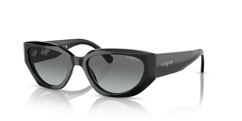 Vogue Black Sunglasses-VO5438S W44/11 52