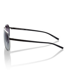 Porsche Design Pilot Black Sunglasses-P8938 B 64